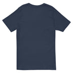 Playera Cuello V Premium Azul Marino Guatemala - vista posterior