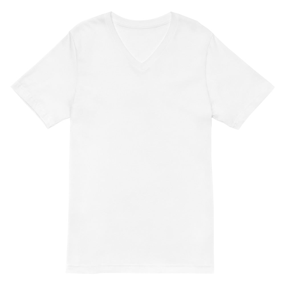 Playera Cuello V Premium Blanca Guatemala - vista frontal