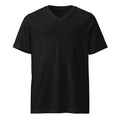 Playera Cuello V Premium Negra Guatemala - vista frontal