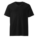 Playera Cuello V Premium Negra Guatemala - vista frontal