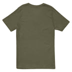 Playera Cuello V Premium Verde Militar Guatemala - vista posterior