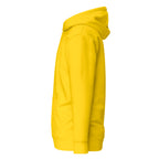 Hoodie Unisex Premium Amarillo — vista lateral izquierda
