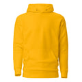 Hoodie Unisex Premium Amarillo Oro — vista frontal