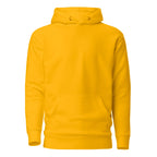 Hoodie Unisex Premium Amarillo Oro — vista frontal