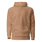 Hoodie Unisex Premium Cocoa — vista frontal