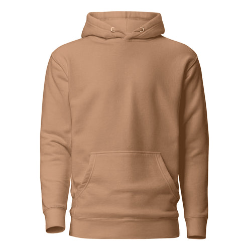 Hoodie Unisex Premium Cocoa — vista frontal
