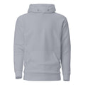 Hoodie Unisex Premium Gris — vista frontal