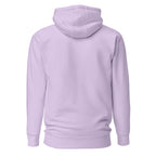 Hoodie Unisex Premium Lila — vista de espalda