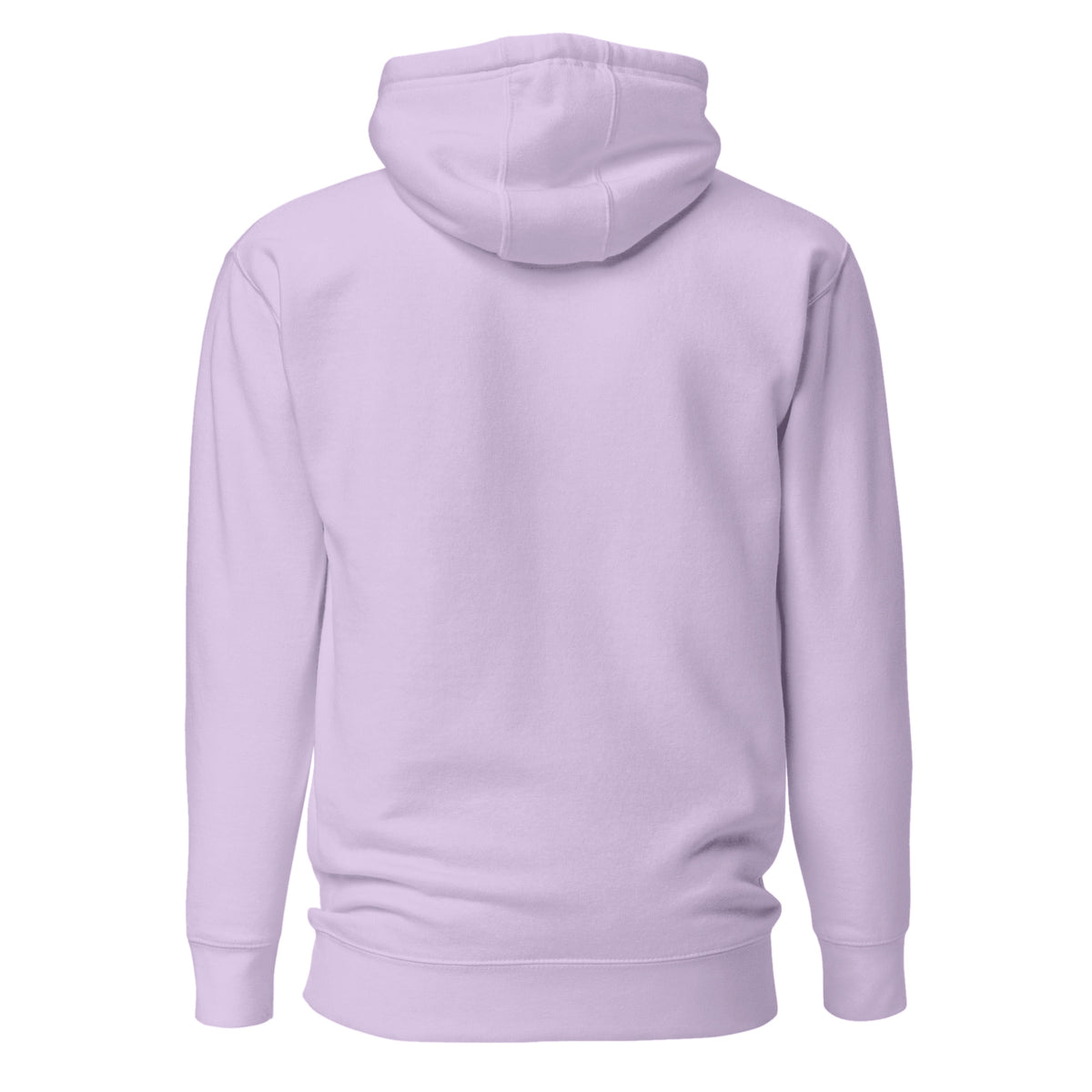 Hoodie Unisex Premium Lila — vista de espalda