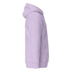 Hoodie Unisex Premium Lila — vista lateral derecha