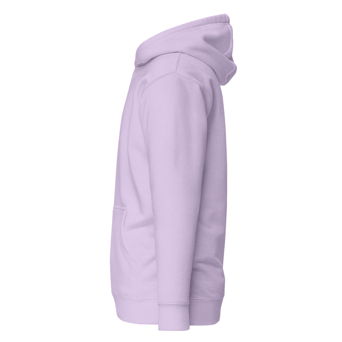 Hoodie Unisex Premium Lila — vista lateral izquierda