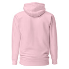 Hoodie Unisex Premium Rosado — vista de espalda