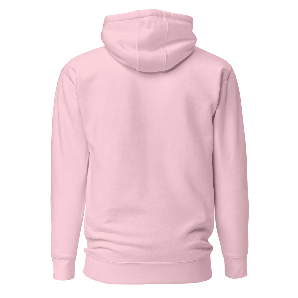 Hoodie Unisex Premium Rosado — vista de espalda