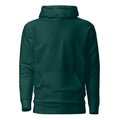 Hoodie Unisex Premium Verde Botella — vista frontal