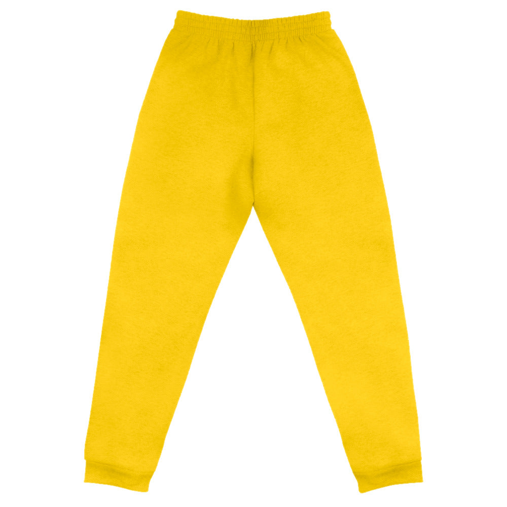 Jogger Premium Amarillo — vista de espalda