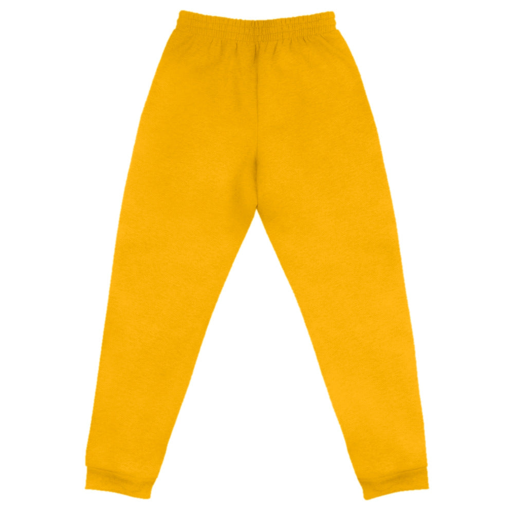Jogger Premium Amarillo Oro — vista de espalda