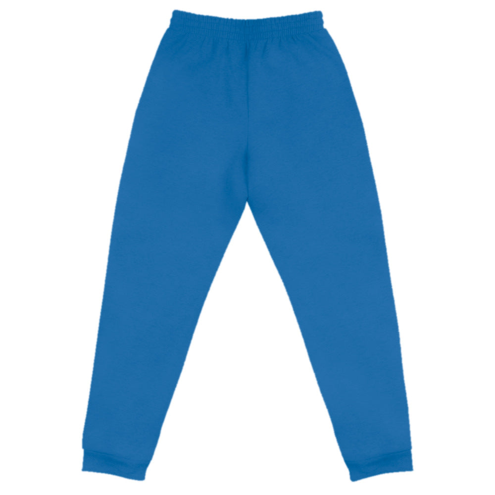 Jogger Premium Celeste Oscuro — vista de espalda