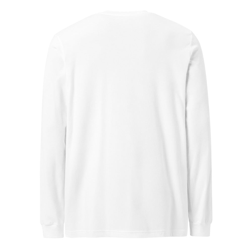 Playera Manga Larga Premium Blanca Guatemala - vista posterior