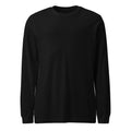 Playera Manga Larga Premium Negra Guatemala - vista frontal