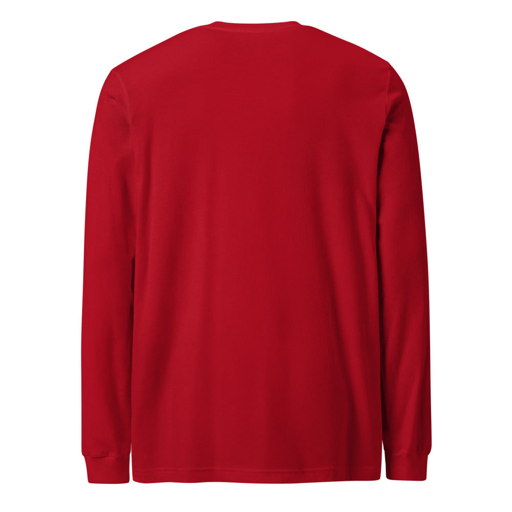 Playera Manga Larga Premium Roja Guatemala - vista posterior
