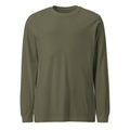 Playera Manga Larga Premium Verde Militar Guatemala - vista frontal