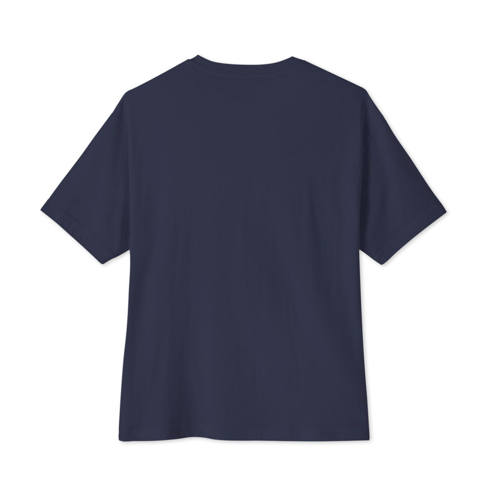 Playera Oversize Premium Azul Marino Guatemala - vista posterior