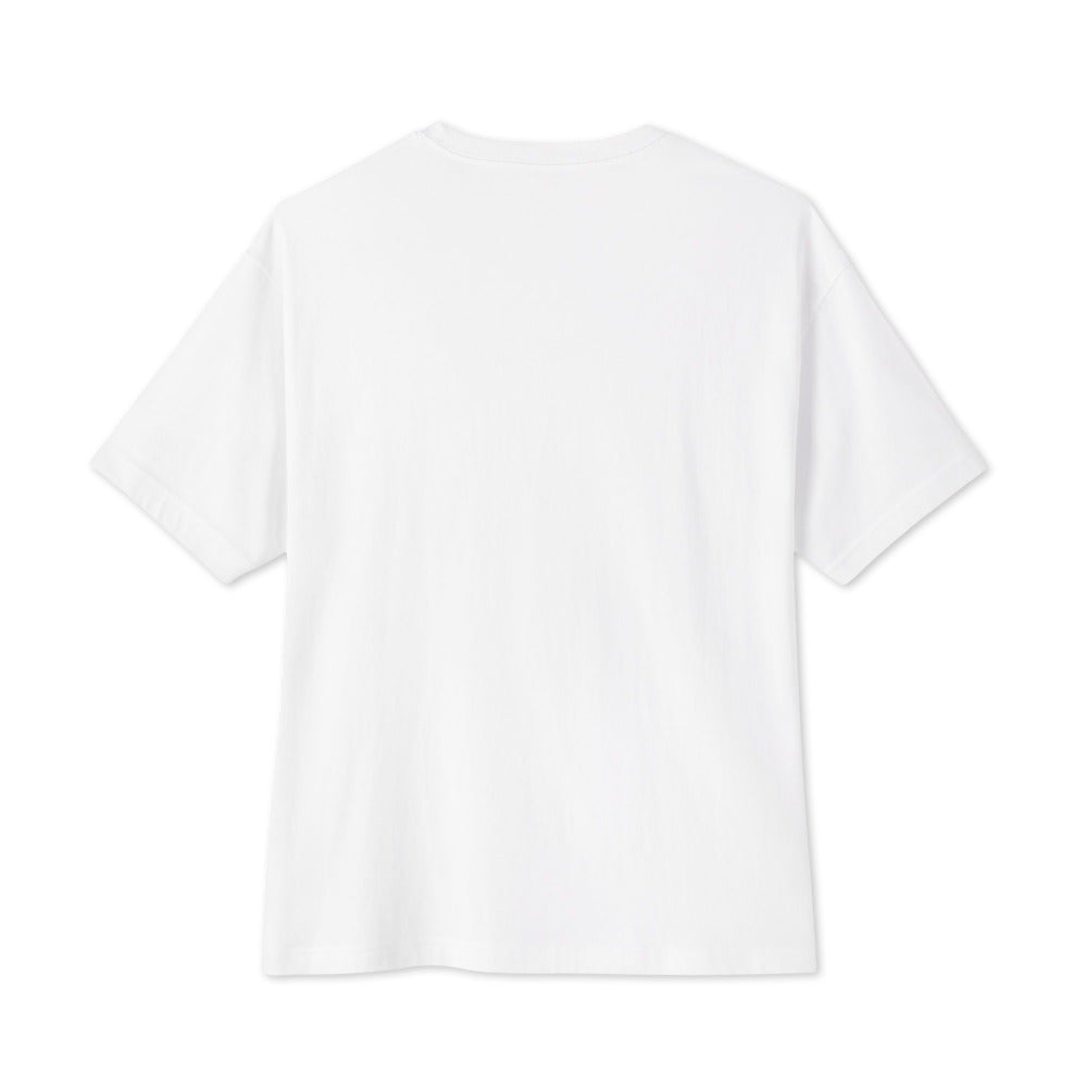 Playera Oversize Premium Blanca Guatemala - vista posterior