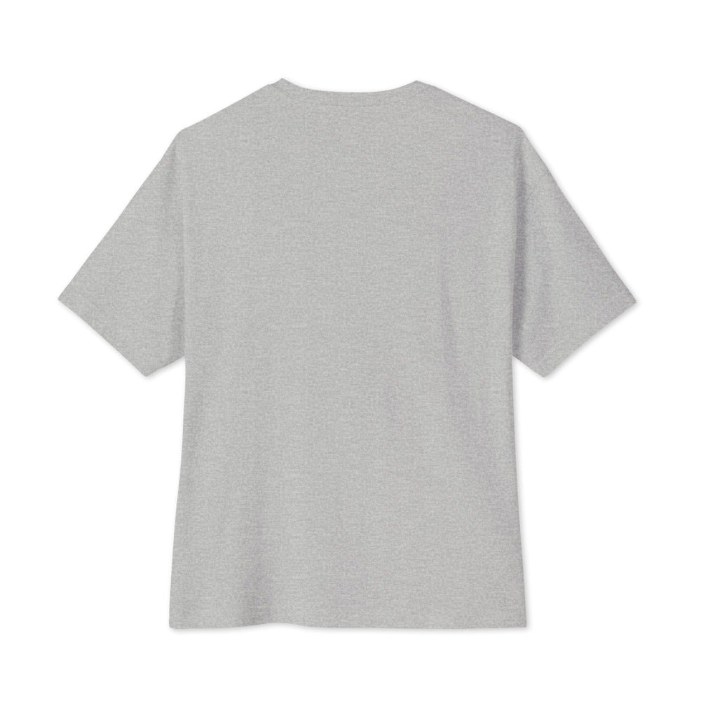 Playera Oversize Premium Gris Jaspeado Guatemala - vista posterior