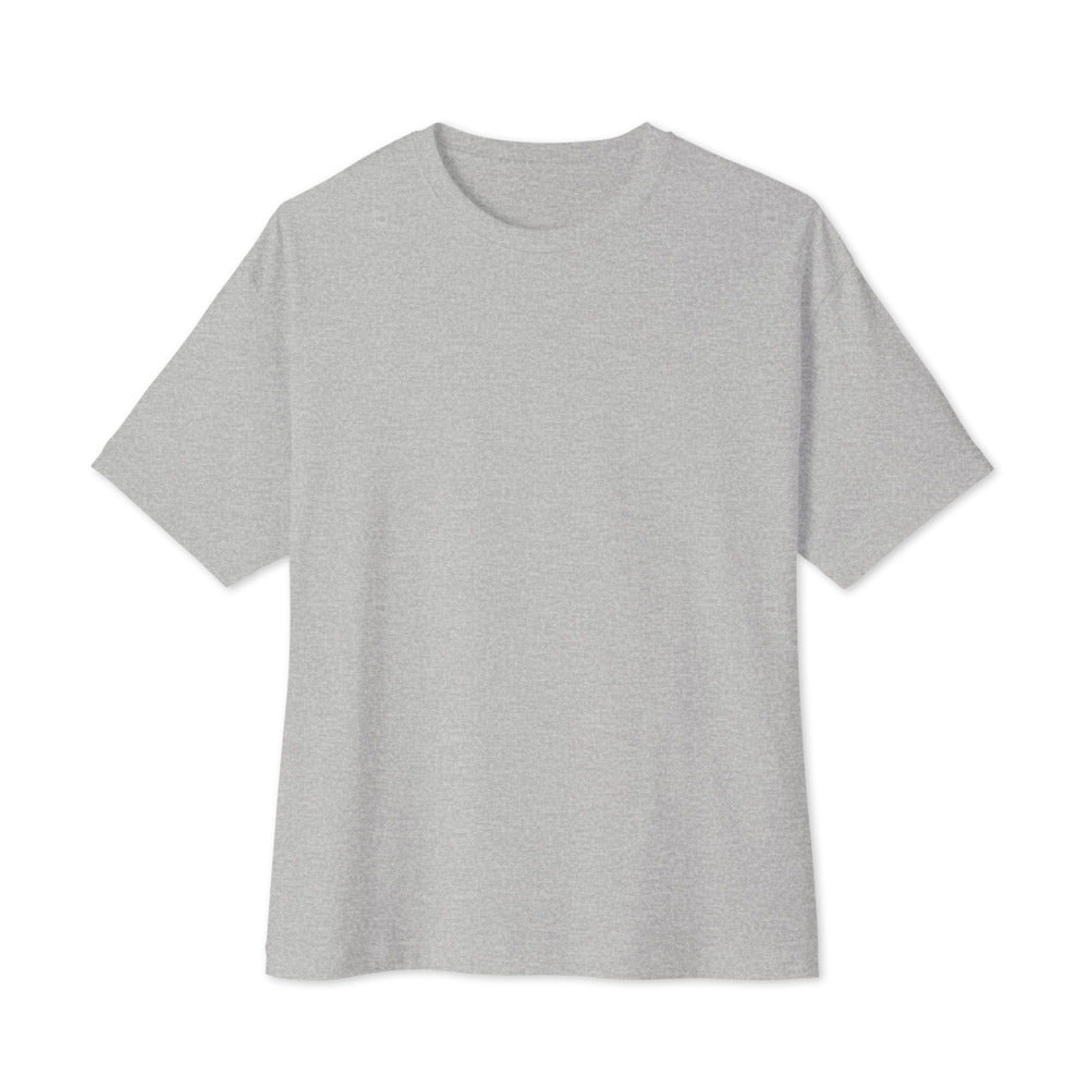 Playera Oversize Premium Gris Jaspeado Guatemala - vista frontal