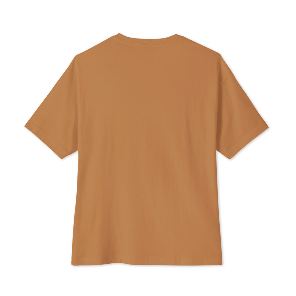 Playera Oversize Premium Tostado Guatemala - vista posterior