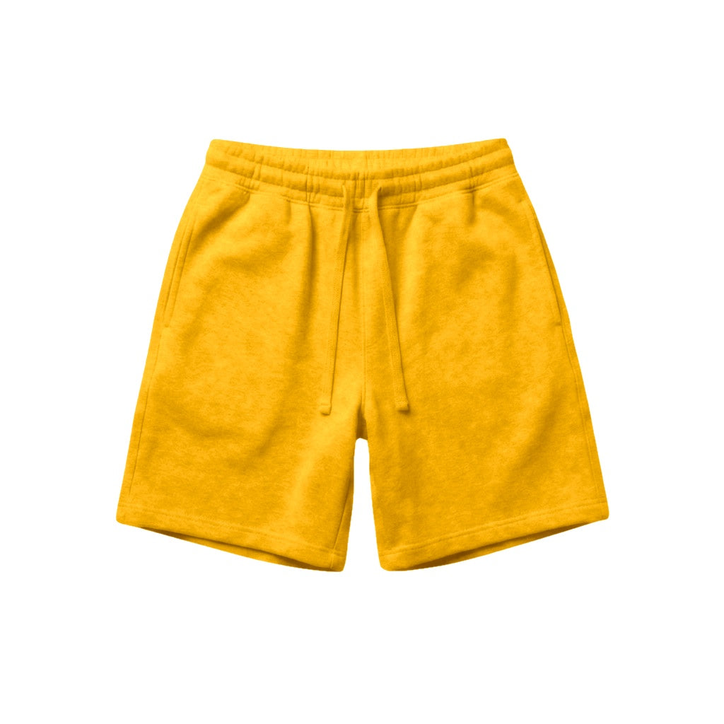 Pantaloneta Premium Amarillo Oro Guatemala - vista frontal