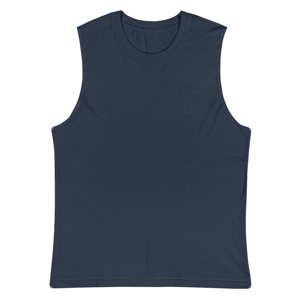 Playera Sin Mangas Premium Azul Marino Guatemala - vista frontal