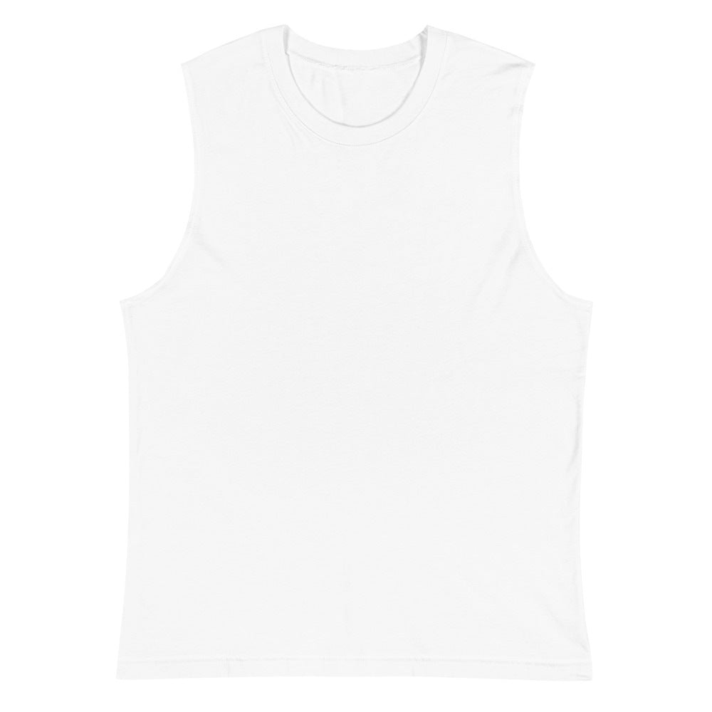 Playera Sin Mangas Premium Blanca Guatemala - vista frontal