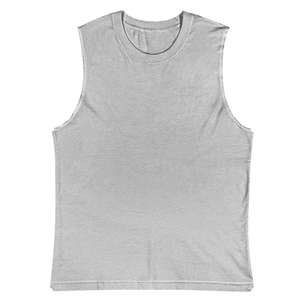 Playera Sin Mangas Premium Gris Jaspeado Guatemala - vista frontal