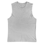 Playera Sin Mangas Premium Gris Jaspeado Guatemala - vista frontal