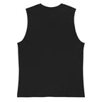 Playera Sin Mangas Premium Negra Guatemala - vista posterior