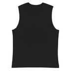 Playera Sin Mangas Premium Negra Guatemala - vista frontal