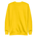 Sudadera Unisex Premium Amarilla — vista frontal