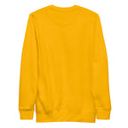 Sudadera Unisex Premium Amarillo Oro — vista de espalda