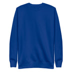 Sudadera Unisex Premium Azul Pavo — vista frontal