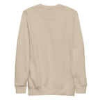 Sudadera Unisex Premium Beige Original — vista de espalda