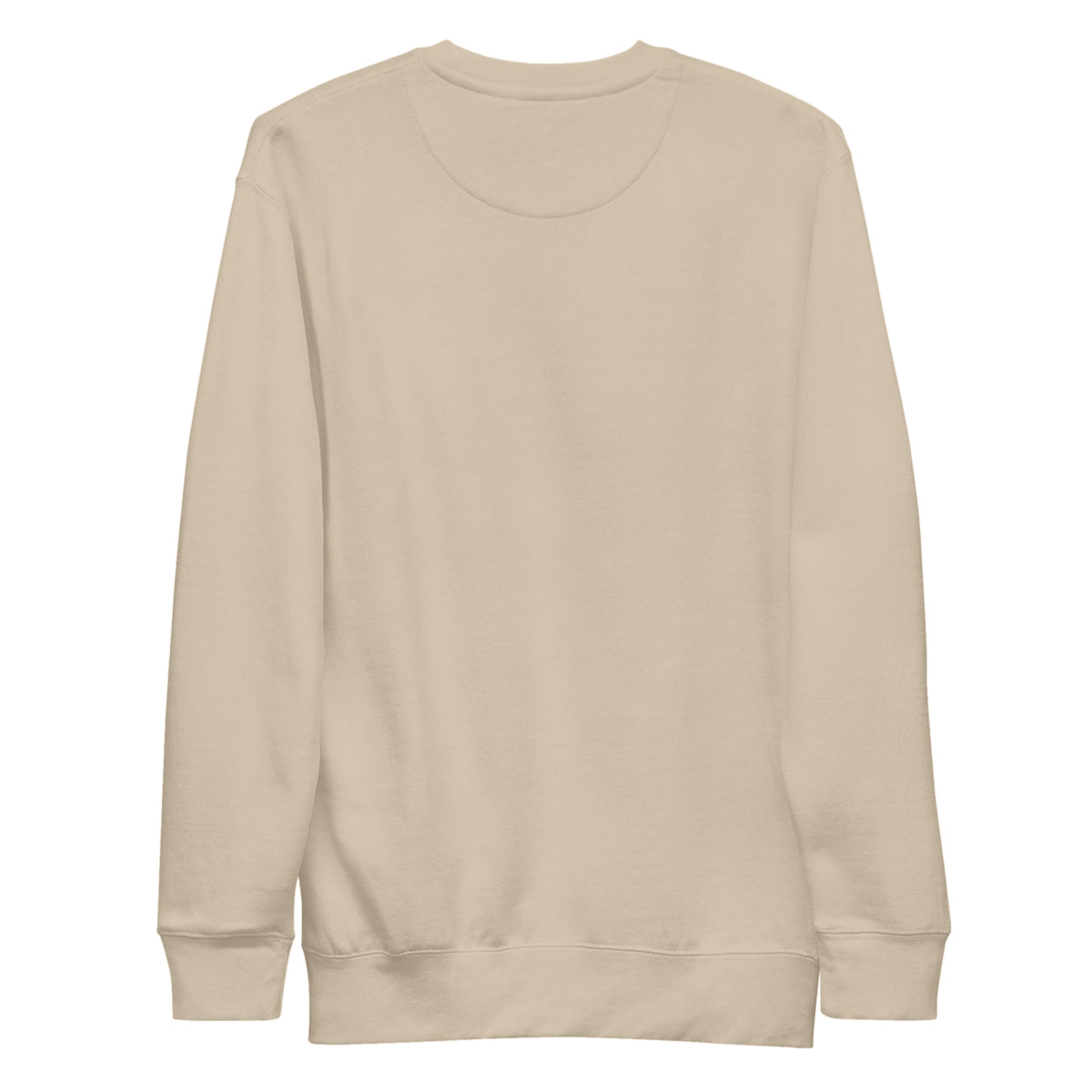 Sudadera Unisex Premium Beige Original — vista de espalda