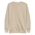 Sudadera Unisex Premium Beige Original — vista frontal