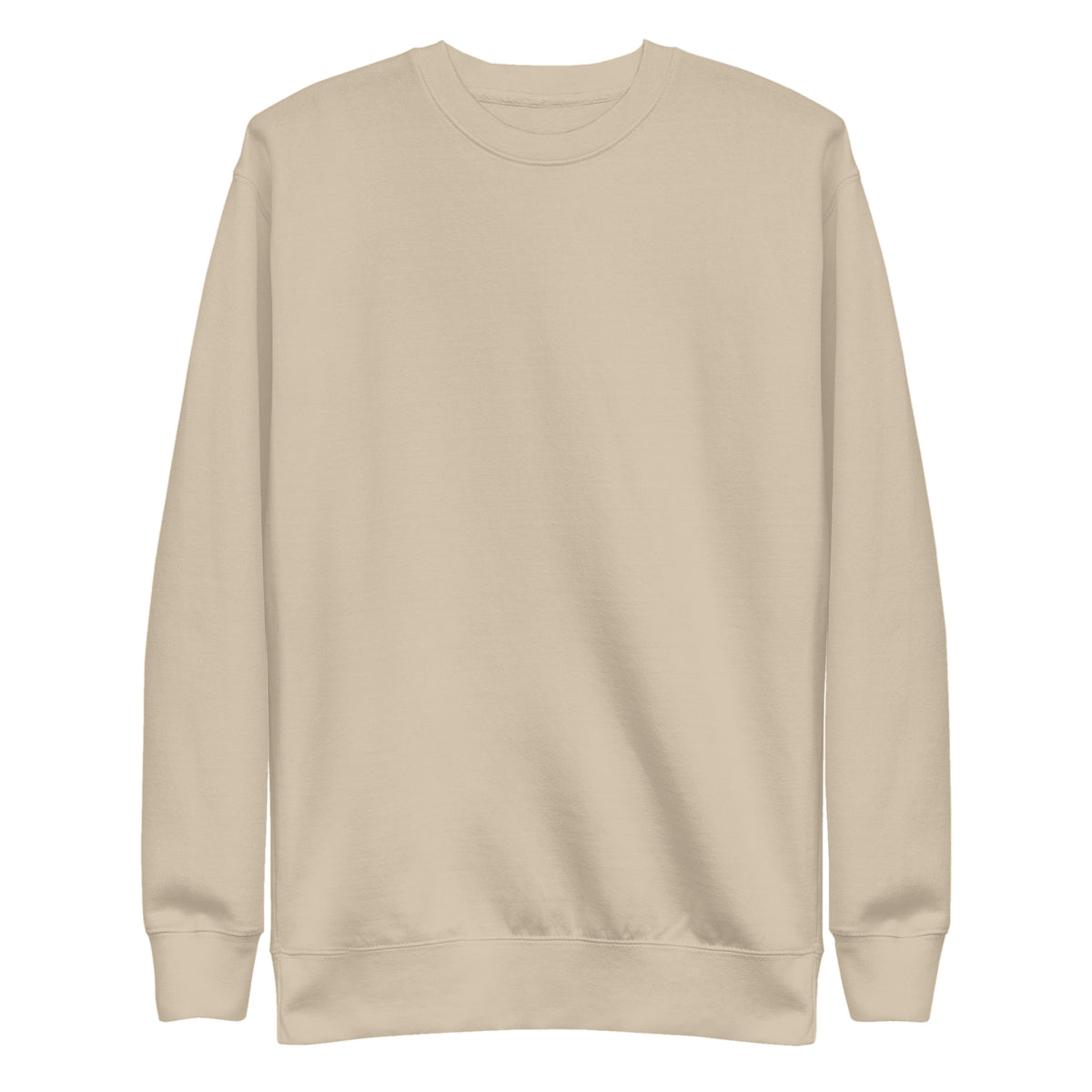 Sudadera Unisex Premium Beige Original — vista frontal