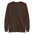 Sudadera Unisex Premium Café — vista frontal
