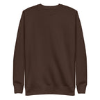 Sudadera Unisex Premium Café — vista frontal