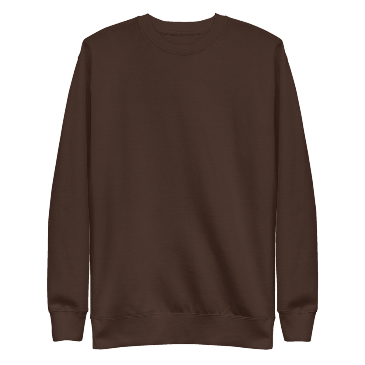 Sudadera Unisex Premium Café — vista frontal
