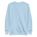 Sudadera Unisex Premium Celeste — vista frontal