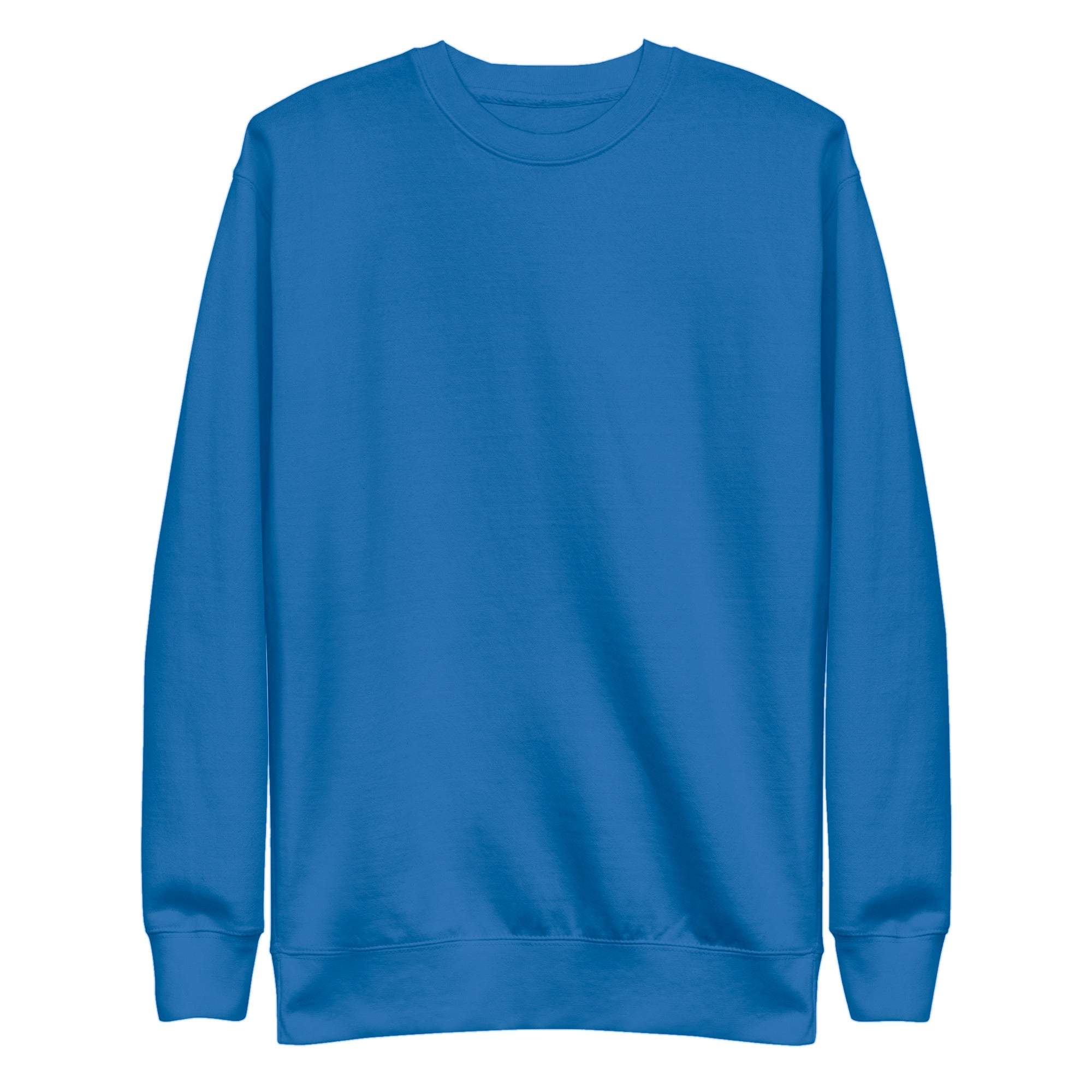 Sudadera Unisex Premium Celeste Oscuro — vista frontal
