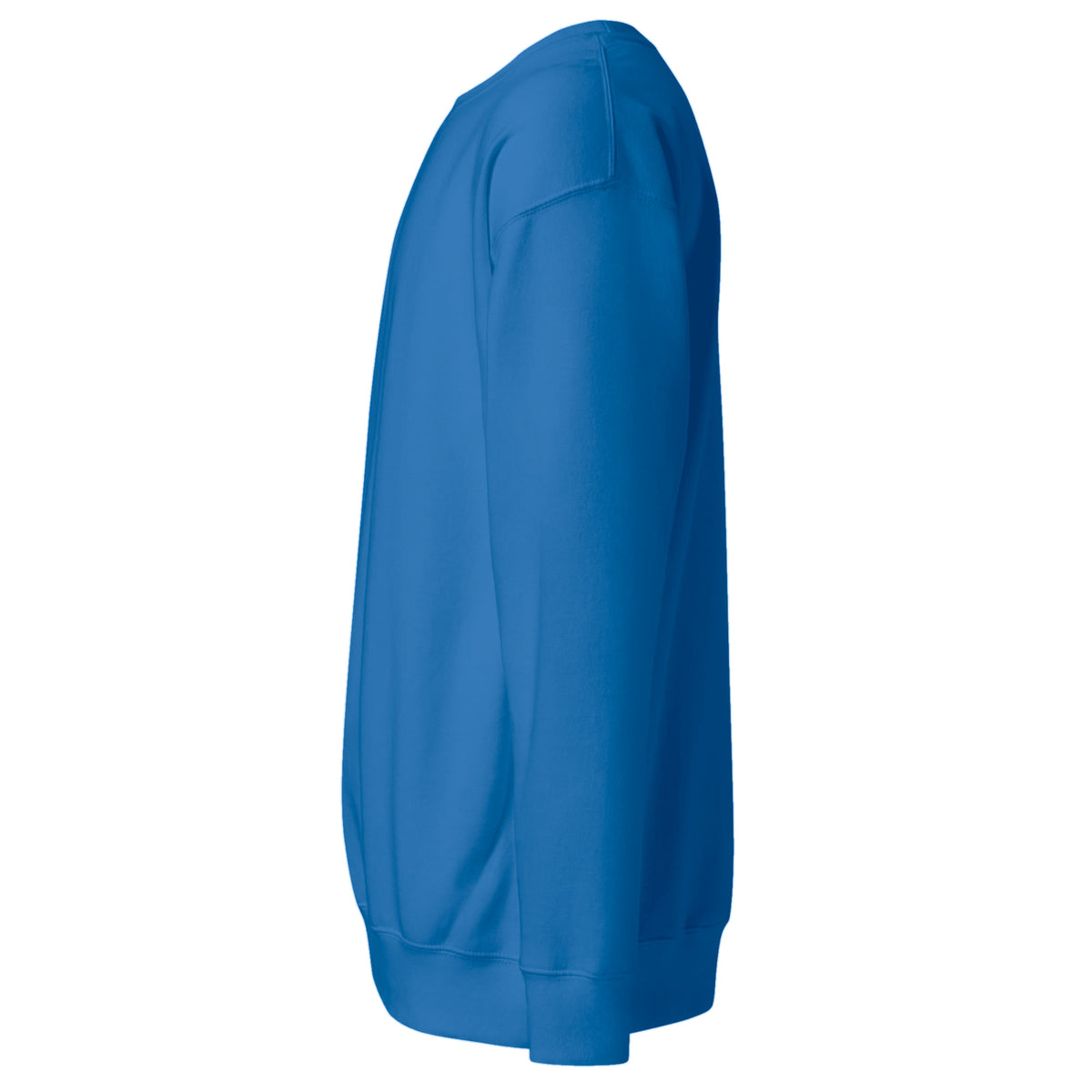 Sudadera Unisex Premium Celeste Oscuro — vista lateral izquierda